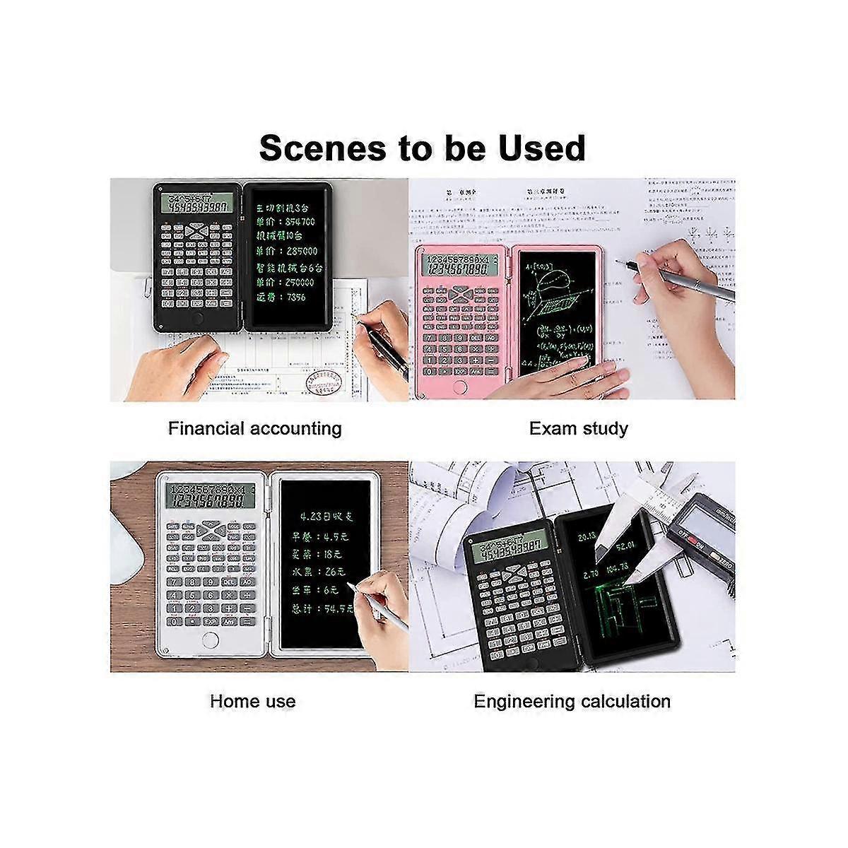 Scientific Calculators, 12-digit Lcd Display Pocket Office Desktop Calculator School Meeting And St