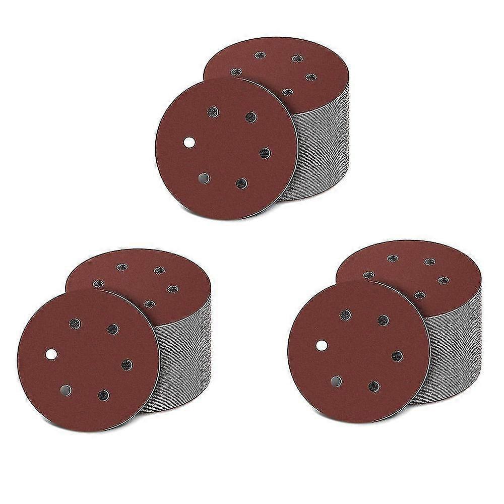 150mm Sanding Disc, 6 Inch Hook And Loop Sanding Pads, 300 Pcs Set