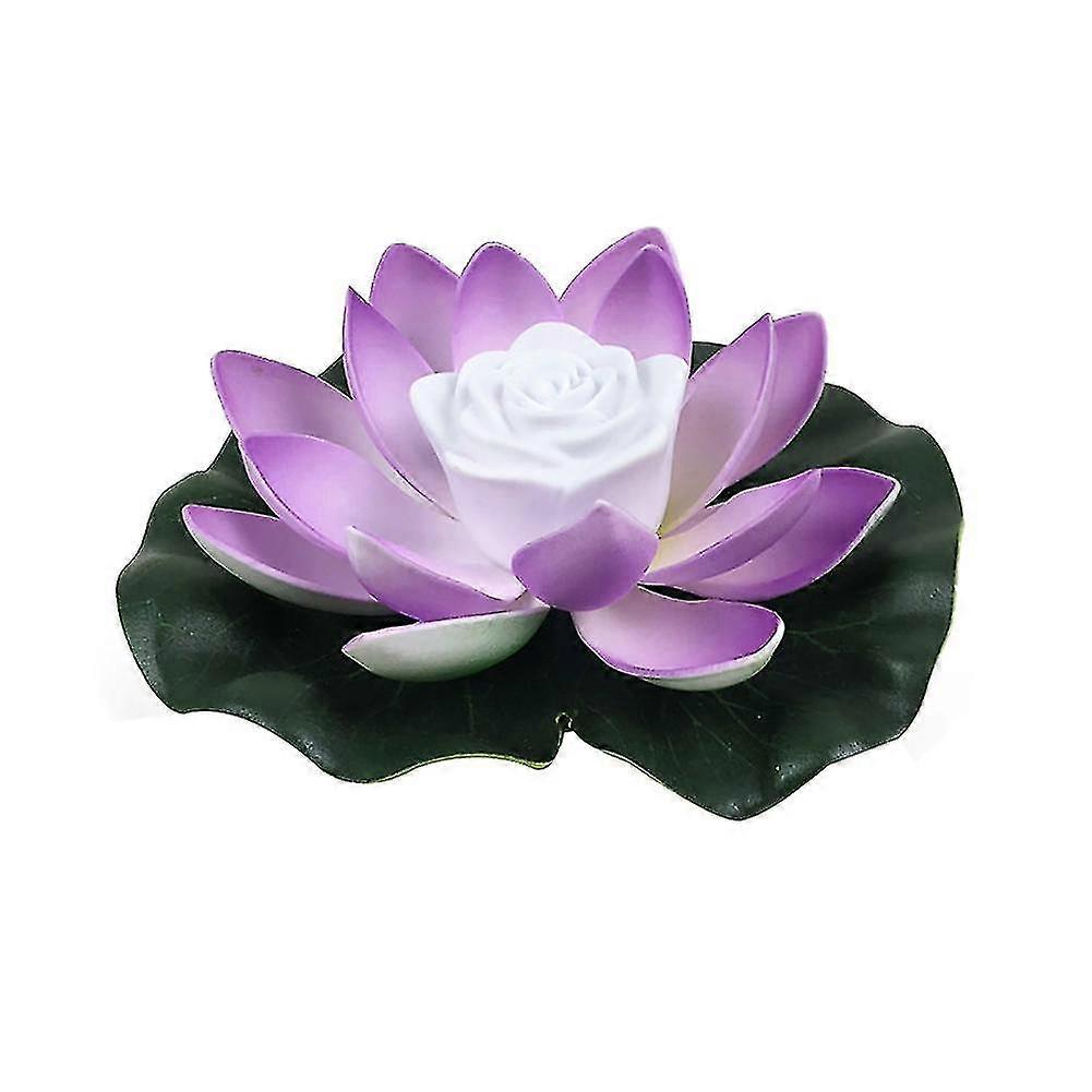 18/28cm Fake Lotus Flower Led Swimming Pool Garden Pond Floating Floral Lamp Jikaix Tw
