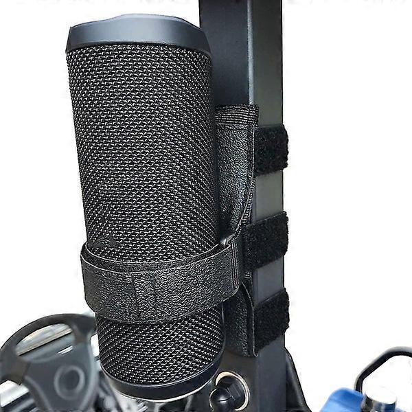 Portable Speaker Mount for Golf Cart - Adjustable Strap Fits Bluetooth