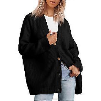 Cardigan da donna 2023 Aperto davanti Oversize Bottone Maglioni