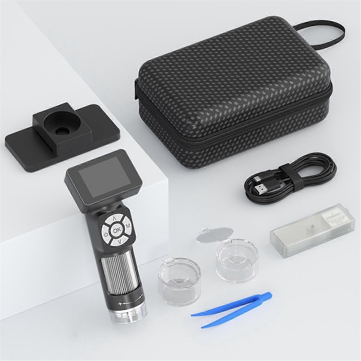 New Digital Electron Microscope 500X Magnification 2-Inch 1080P High-Definition Biological Microsco