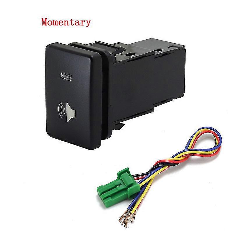 1pc Green Led Recorder Monitor Radar Parking Sensor Front Fog Light Tailgate Switch Button For Toyota Prado Domineering 10-19