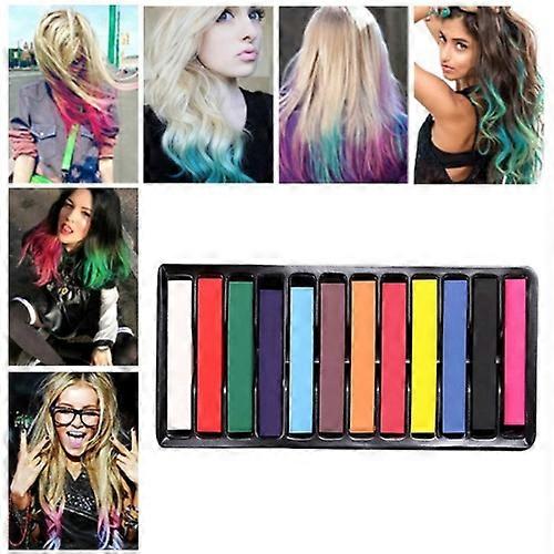12 Farben Einweg-Haar gefärbter Stick