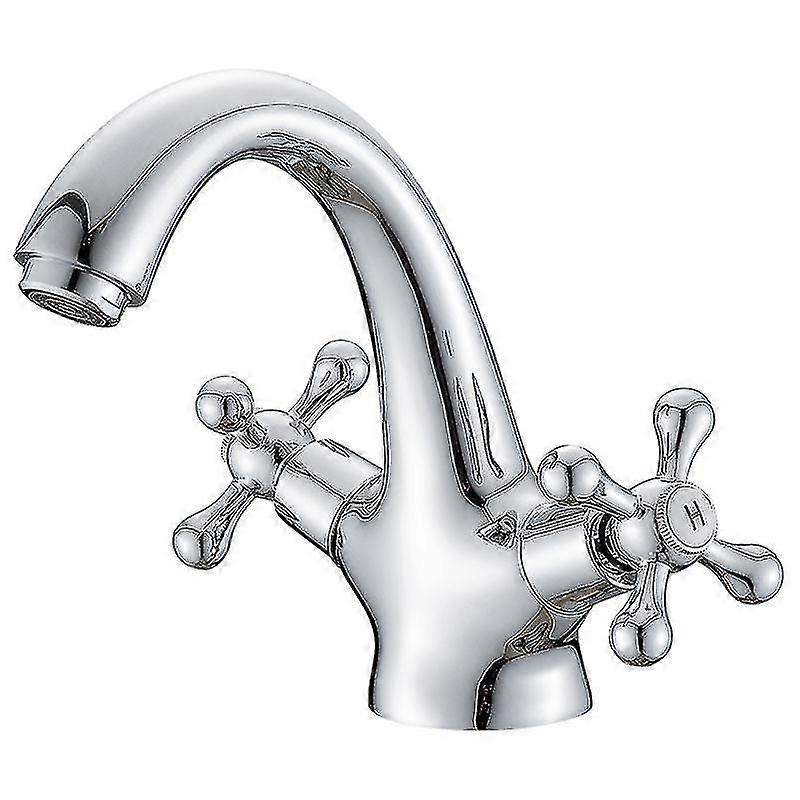 Bathroom And Kitchen Faucet, Double Control Double Handle Double Opening