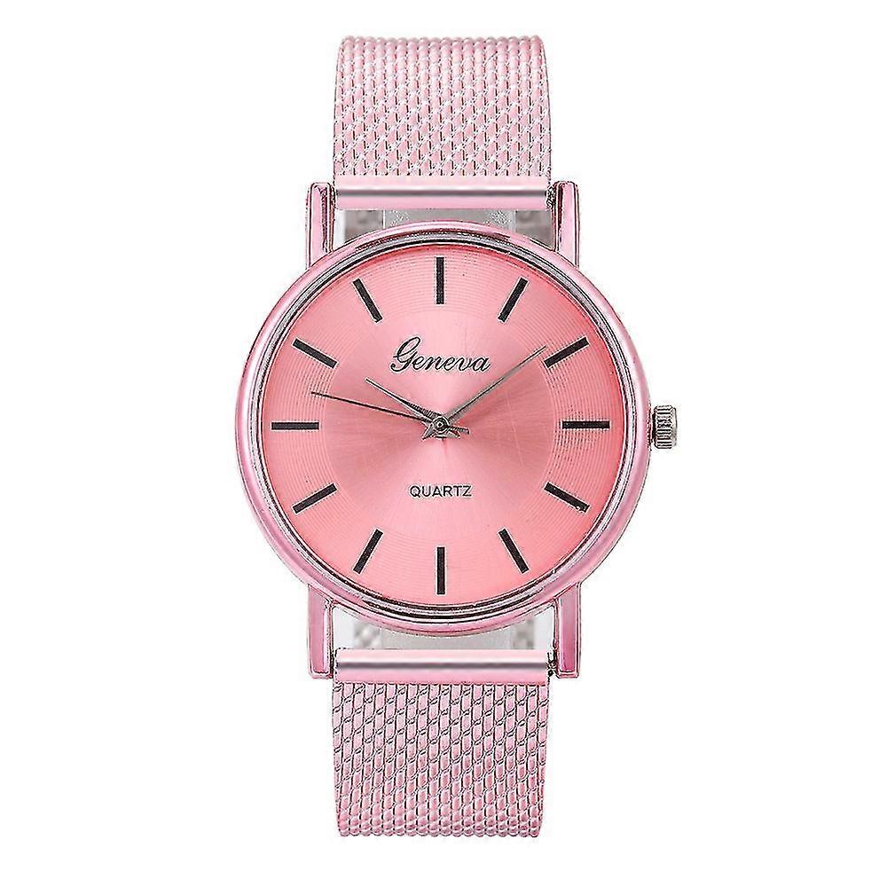 Quartz Watch Woman's High-end Blue Glass Life Waterproof Distinguished