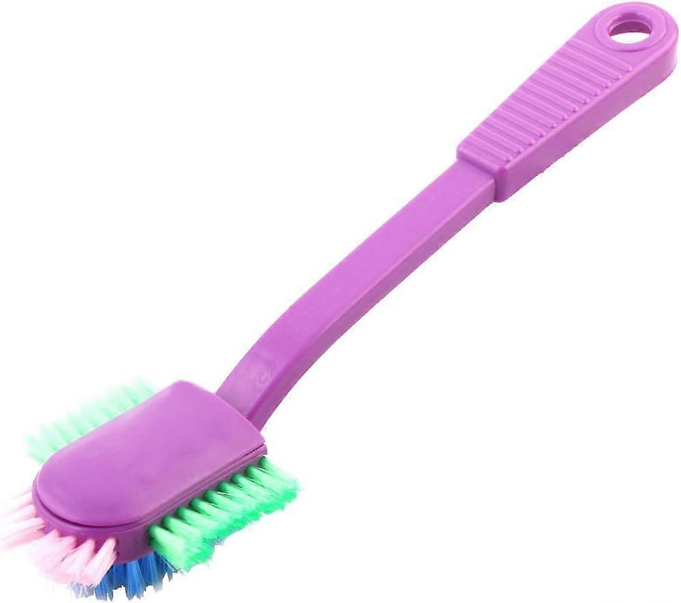 Home Laundry Multipurpose Shoes Brush Cleaning Tool Purple