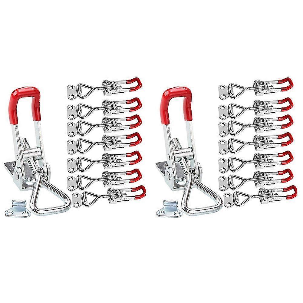 16pack Pull Latch Clamp Latch 360lbs Capacity Adjustable Quick Release Draw Latch For Door Latch Ho