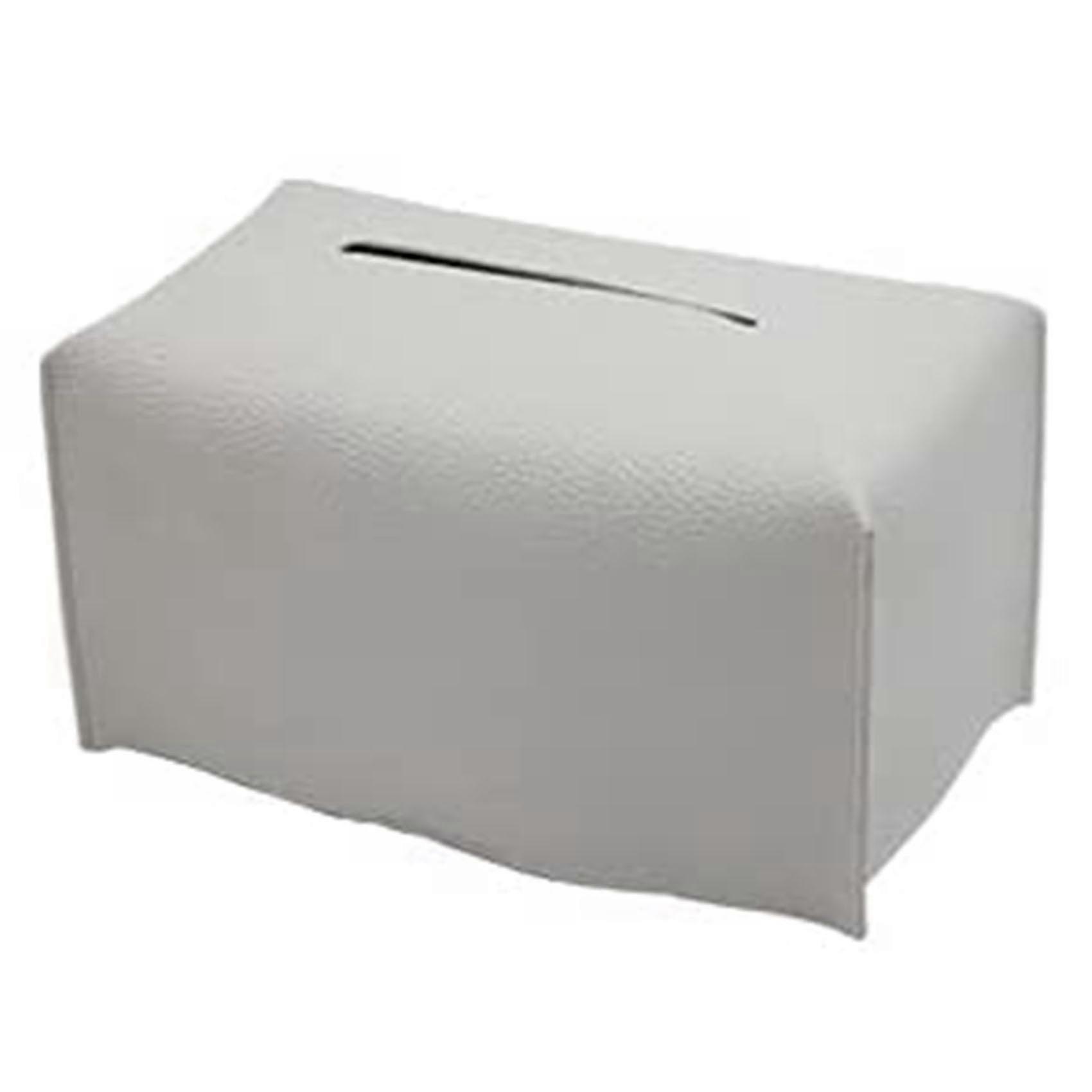 Tissue Box Cover, Modern Decorative Pu Leather Rectangular Tissue Box Case Organizer Holder For Van