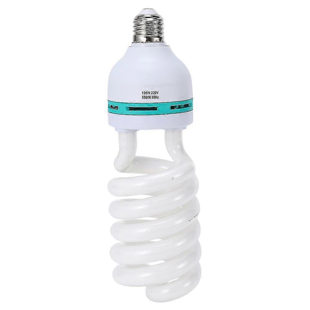 E27 220 V 5500 K 135 W Fotostudio-Glühbirne, Videolicht, Fotografie, Tageslichtlampe (E27-Glühbirne)