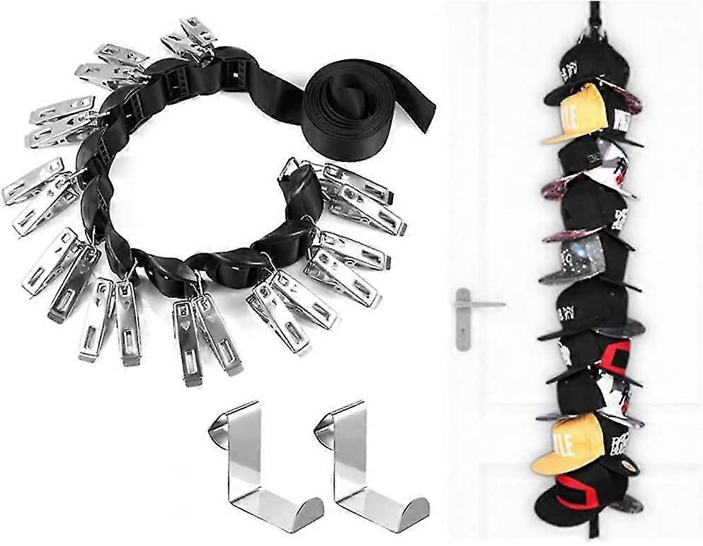 Closet Hanging Hat Rack, Fit Most