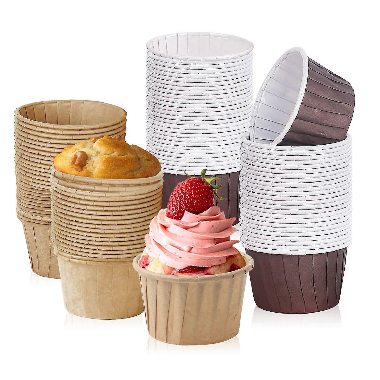 Cupcake Cases, Heavy Duty Baking Cups Disposable Muffin Cases - Main Image