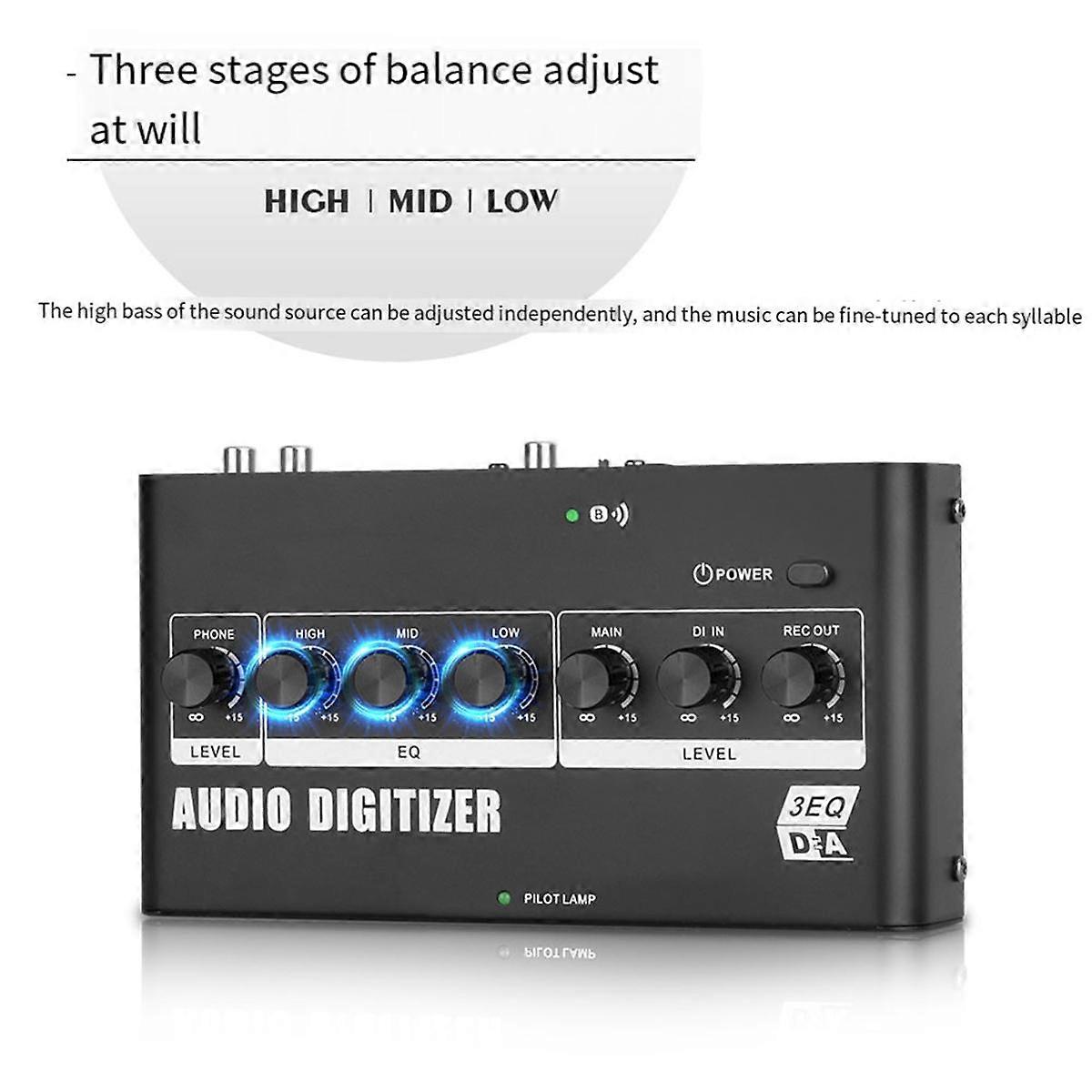 Digital to Analog Audio Decoder Amplifier Optical Coaxial to RCA 3EQ Optical Analog Amplifier Digit