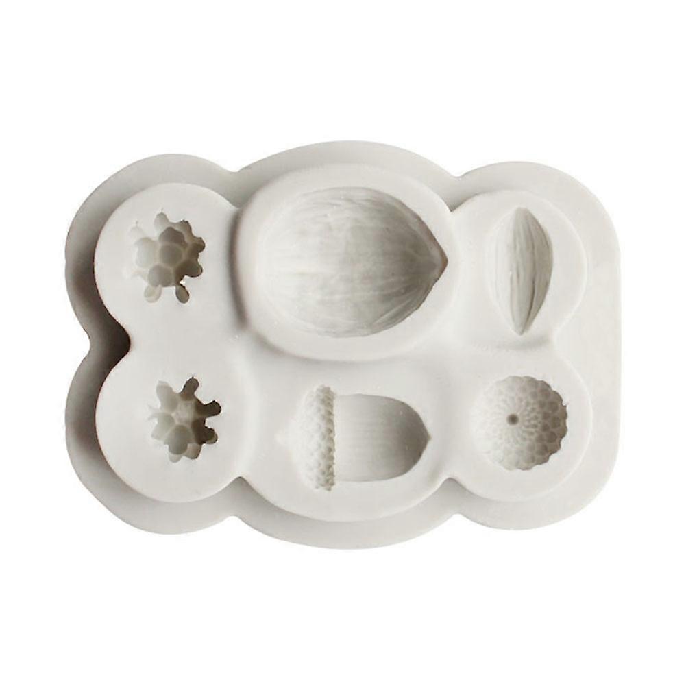 Nuts Shape DIY Fondant Cake Chocolate Decor Silicone Mold Baking Kitchen Tool KAESI