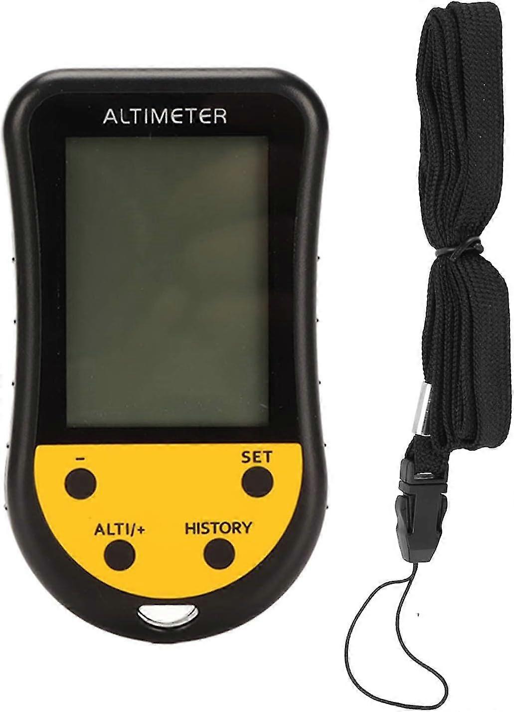 Portable Multifunctional Electronic Lcd Altimeter Barometer Weather Forecast Full Screen Backlit Display Electronic Dial For Outdoor Camping