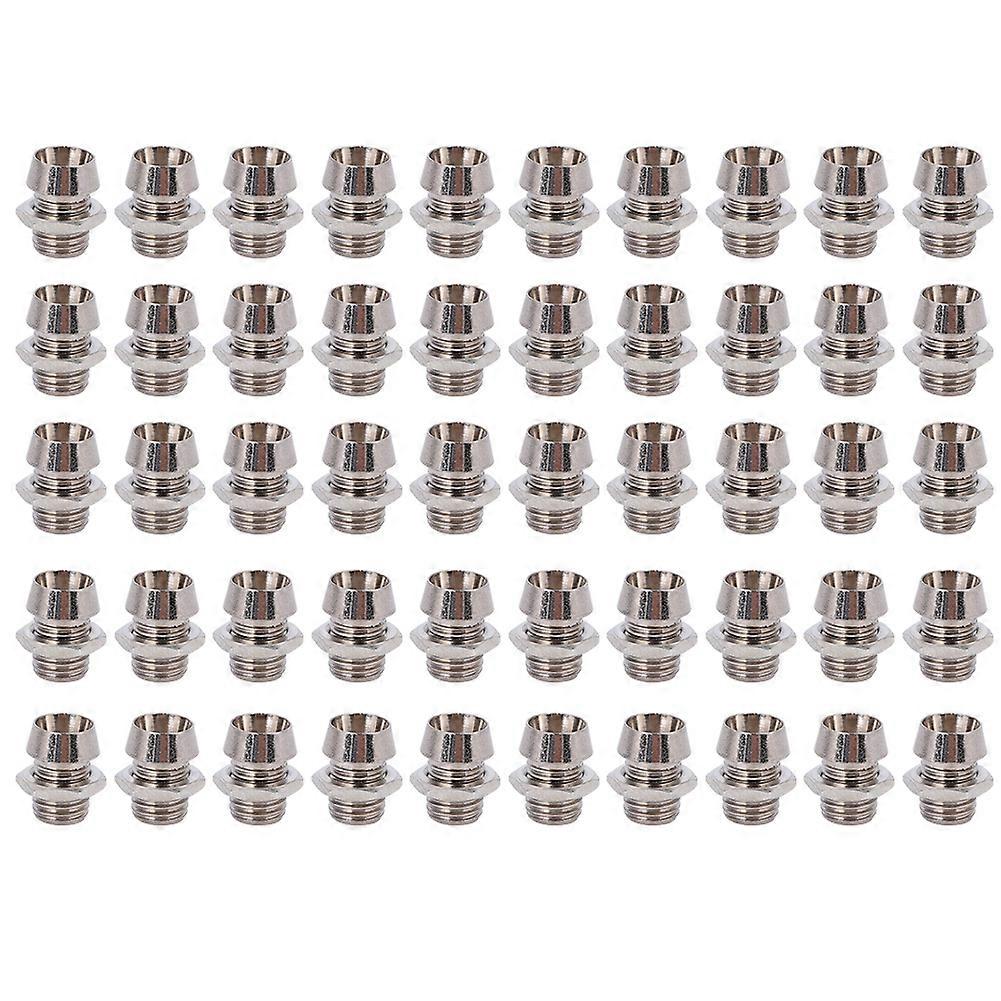 50個の金属銅製ランプホルダー発光ダイオードホルダーベースアクセサリー3mm LED用