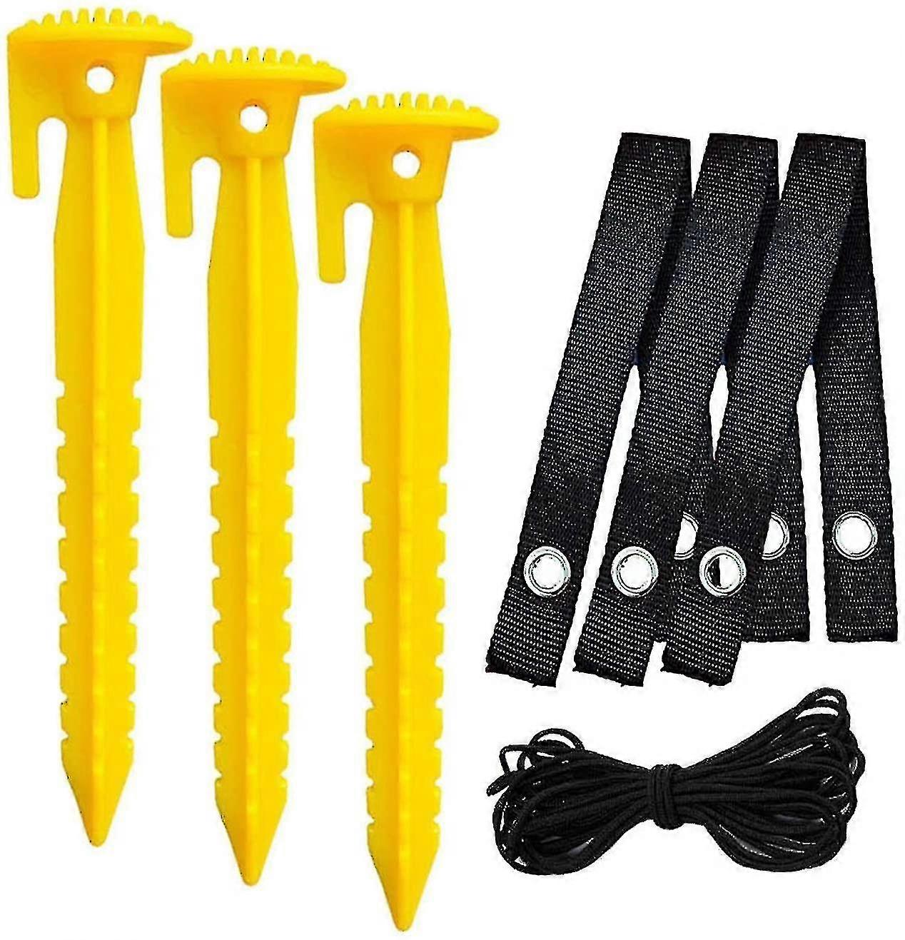 Tree Stake Kit, Plant Anchor Kit With 12ft Rope