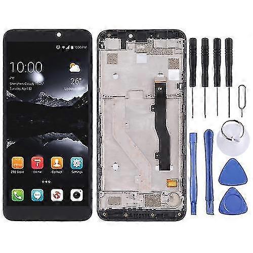 Oem Lcd Screen Compatible With Zte Blade A530 Digitizer Complete Assembly With Frame(black)
