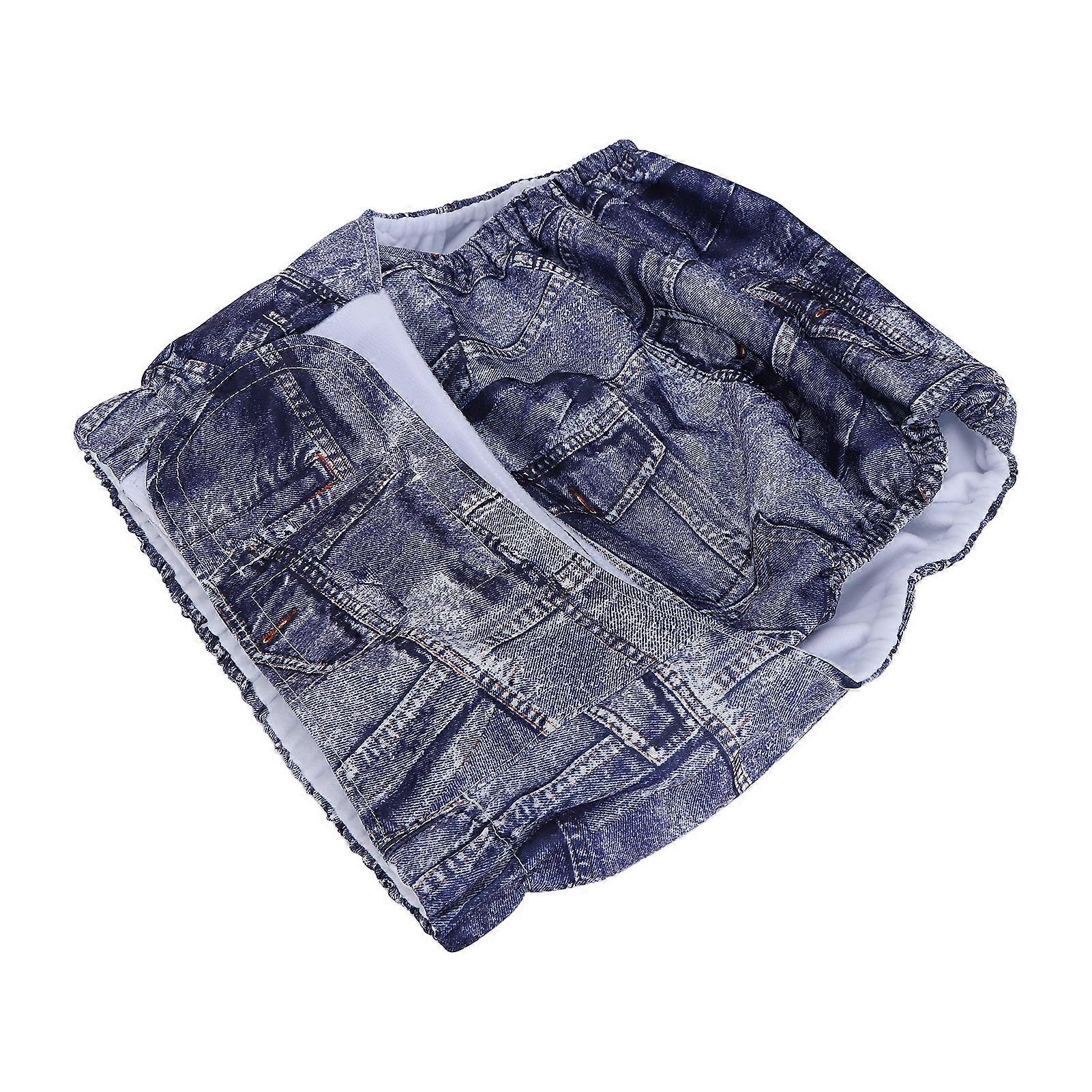 Reusable Adult Cloth Diaper Waterproof Elderly Incontinence Protection Nappies With Hook Loop Fasteners
