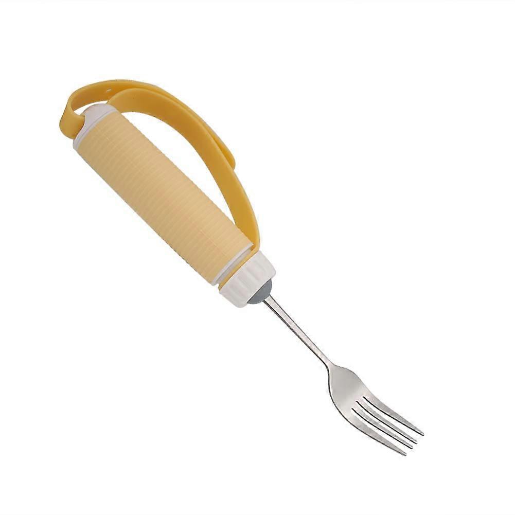 Disabled Patient Arthritis Elder Utensil Removable Flexible Rotating Eating Fork Tablewares