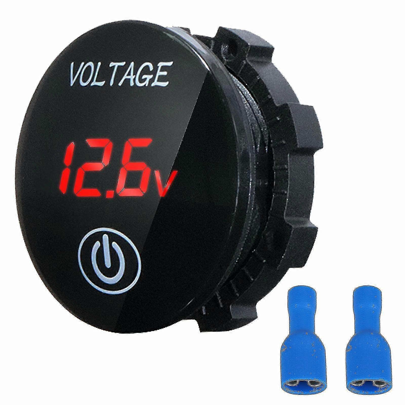 Digital Voltmeter Voltage Meter Red