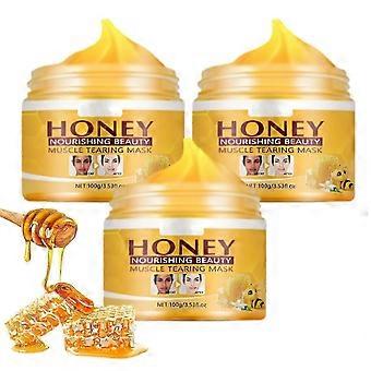 Honey Face Mask, 100g Rejuvenating Honey Tear-off Mask, Honey Tear Off Mask, Peel Mask, Deeply Cleansing And Moisturising