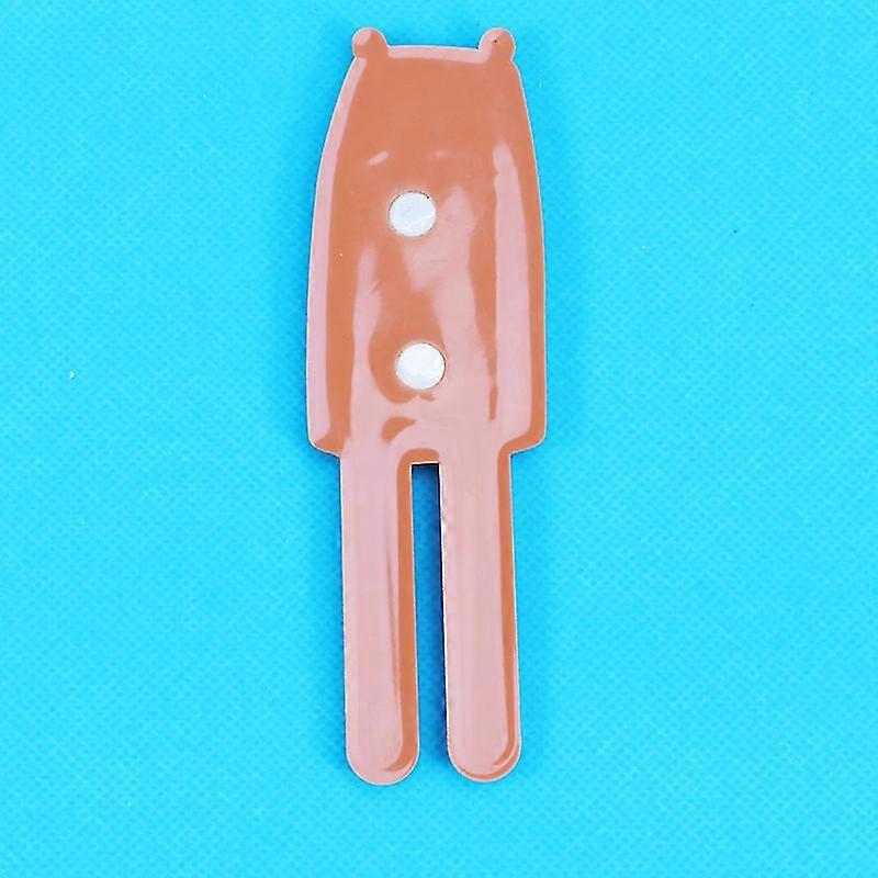 Animals Magnetic Hooks Removable Decorative Fridge Sticker Refrigerator Message Magnet Coat Hanger Key Holder Storage Hook (bear)