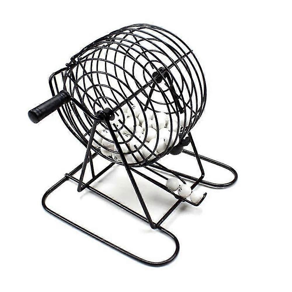 ビンゴ宝くじマシンドローゲームセット - アウトドアキャンプ用のファミリーアクセサリー