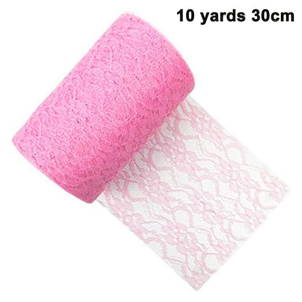 30cm x 10 yards Vintage Ribbon Netting Stoff Tyllruller