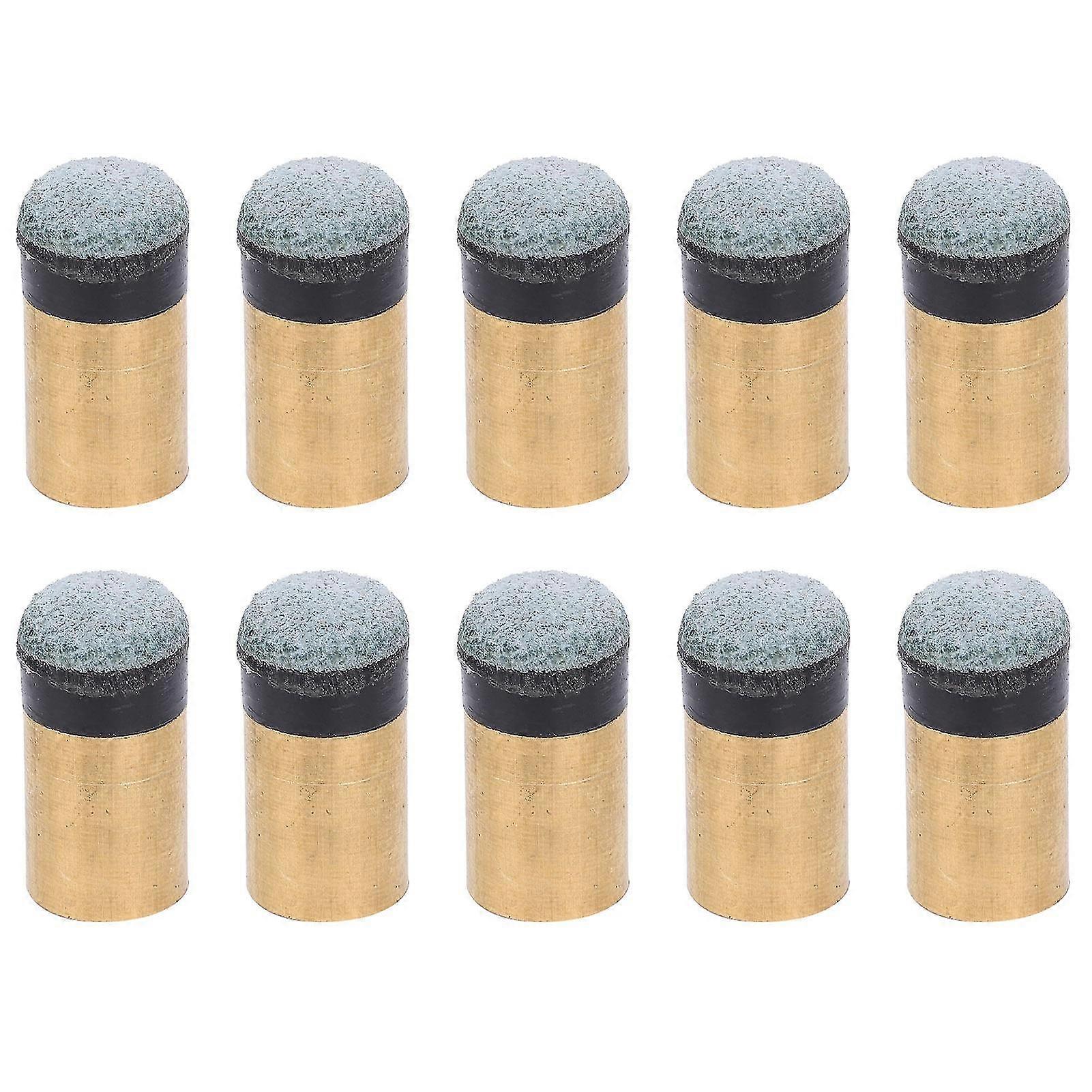 10 قطع البلياردو السنوكر بركة جديلة القطب تلميح استبدال قطع غيار برغي النحاس بو الجلود (10MM)