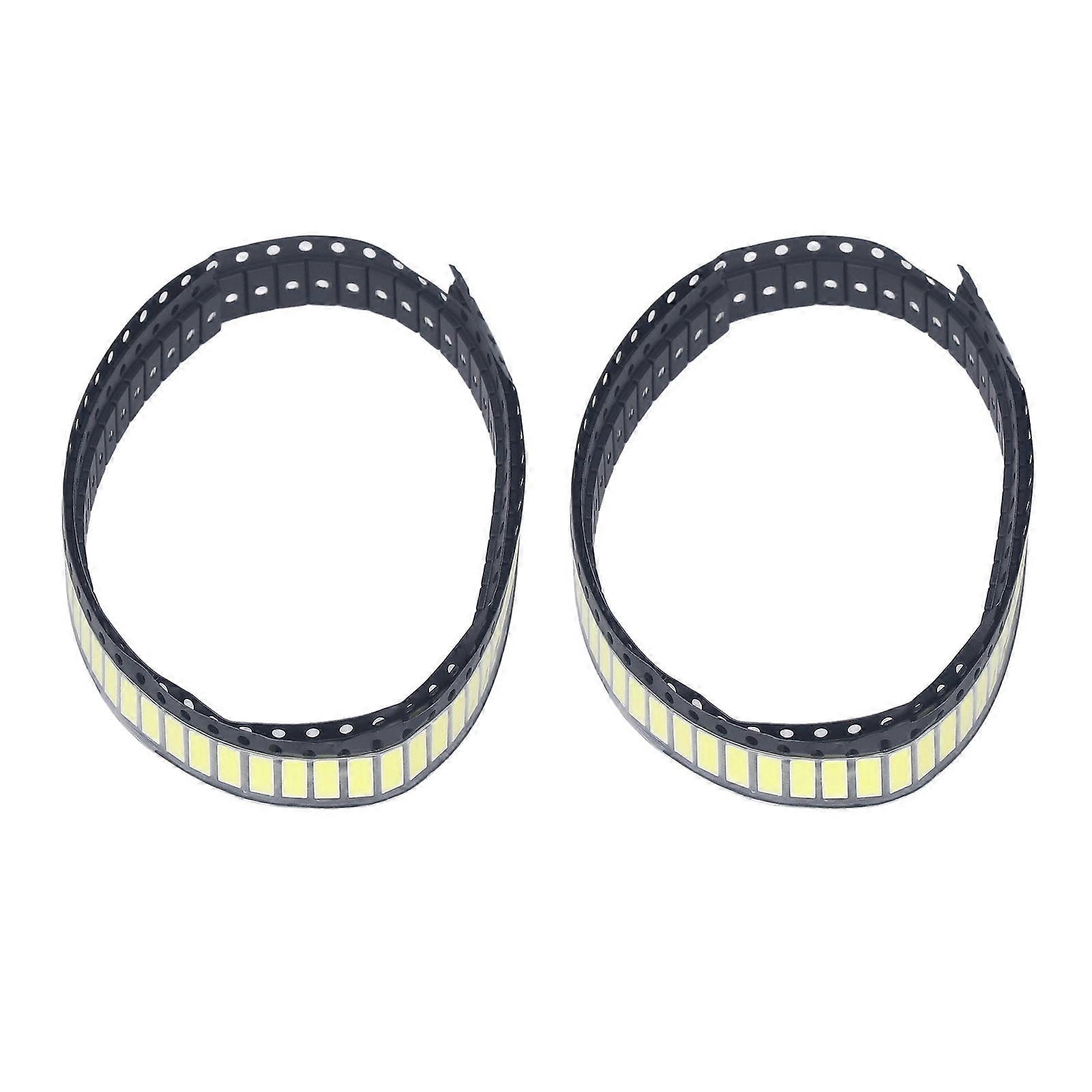 200Pcs White 6V SMD LED Light Bead Color Temperature 60006500K LCD TV Backlight Bead