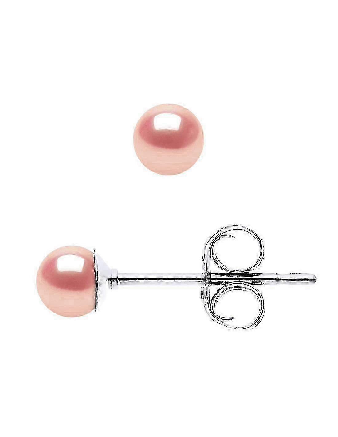 Earrings Gold - Pearlss 4-5 mm - Rose - WENDY