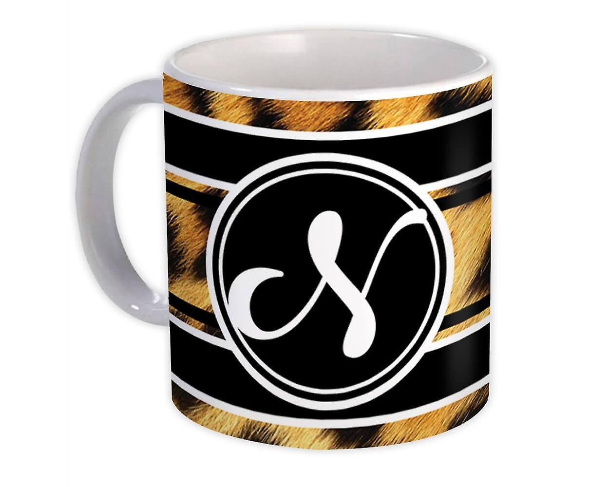 礼品杯：Monogram Letter N Animals