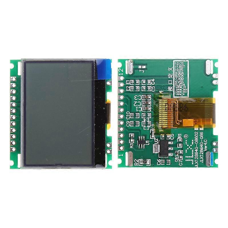 12864 128X64 Seri SPI Grafik COG LCD Modülü Ekran Dahili LCM