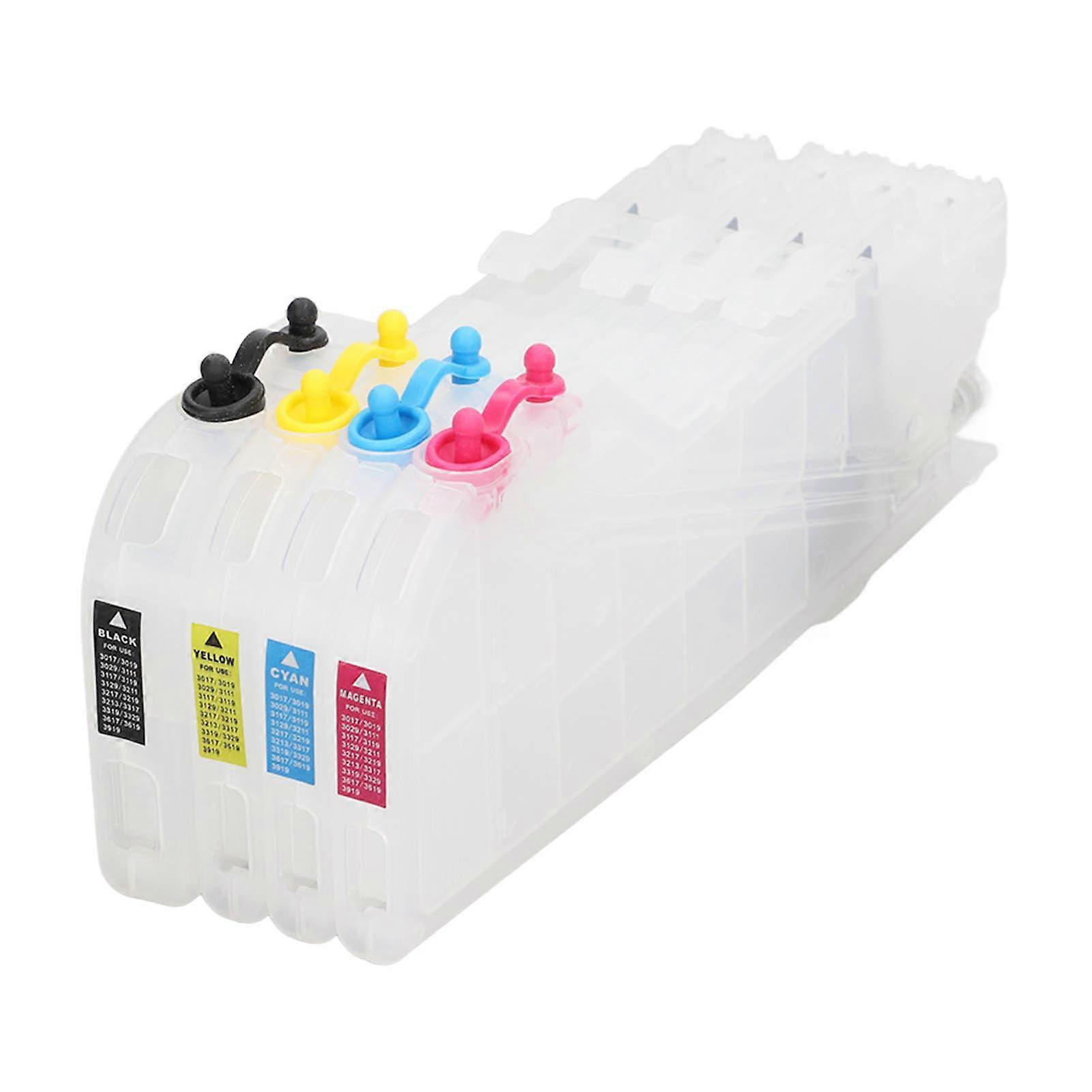 Disposable Refillable Ink Cartridges 4PCS Replacement for LC3111 Printer