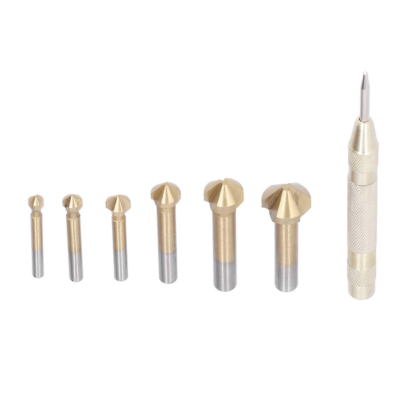 Countersink Drill Bit Set 7Pcs Rustproof Durable 90 Degree for Wood Openings