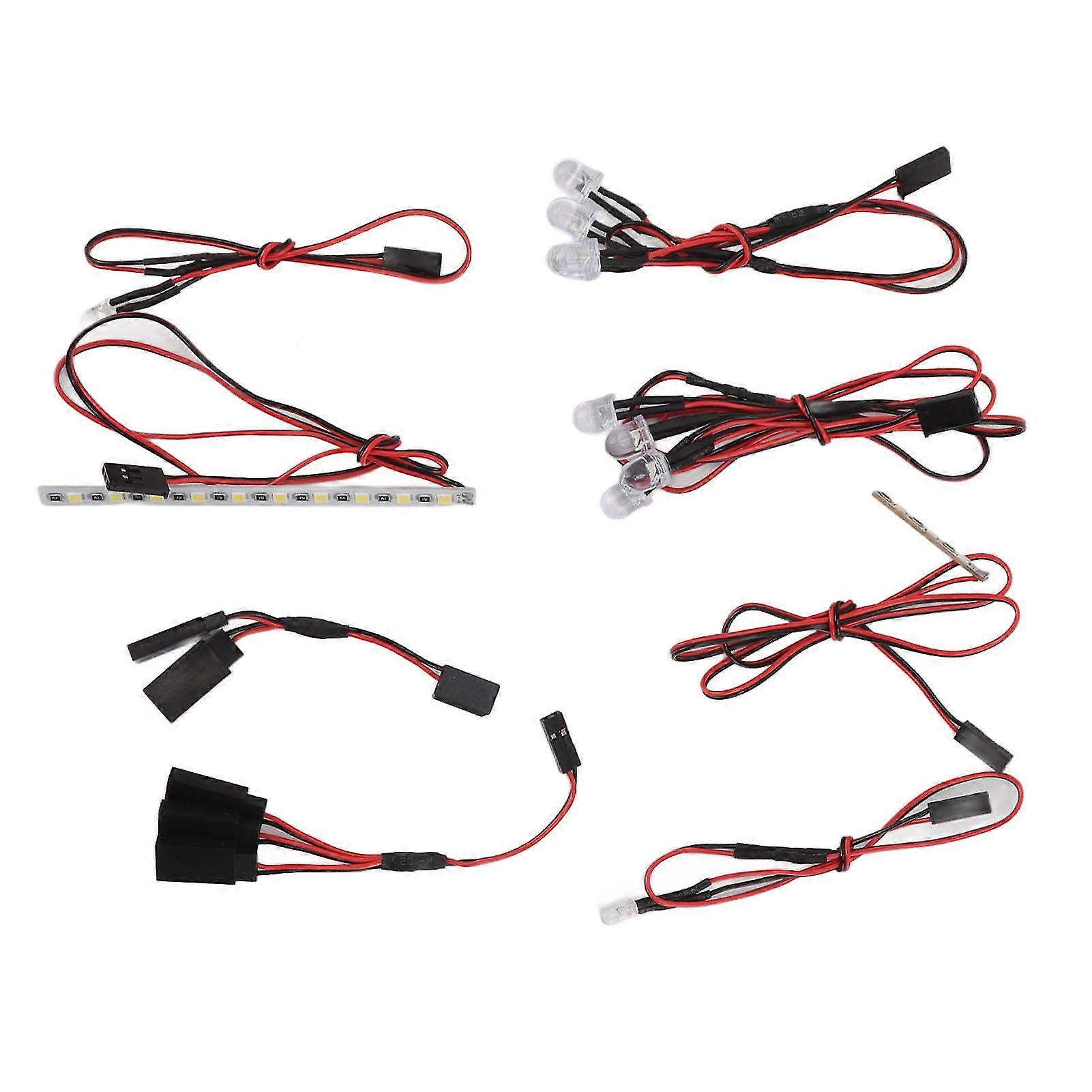 ZD Racing MX07 4WD 17 RC Front Rear Light Bar White Red Yellow LED Headlight Taillight