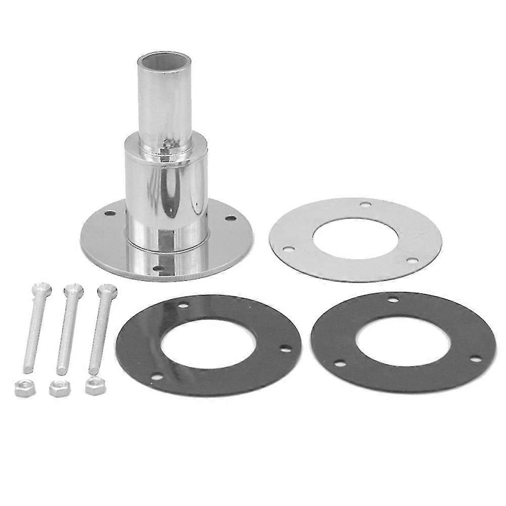 Stainless Steel Thru Hull Exhaust Fitting Tube Pipe Socket Hardware Part Air Heater For Car Boat Tr