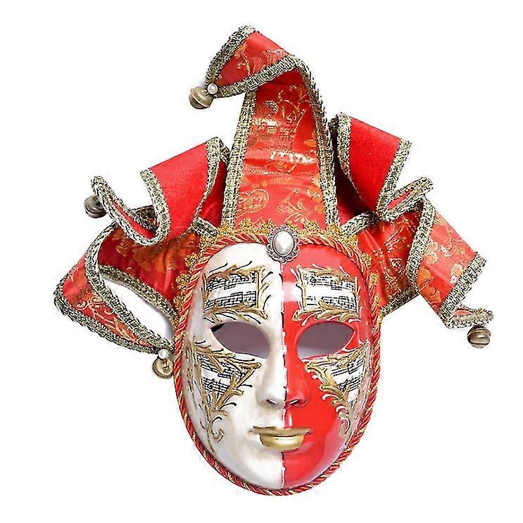 dd-Venetian Comedy Mask Exquisite Decoration Jester Masks For Party