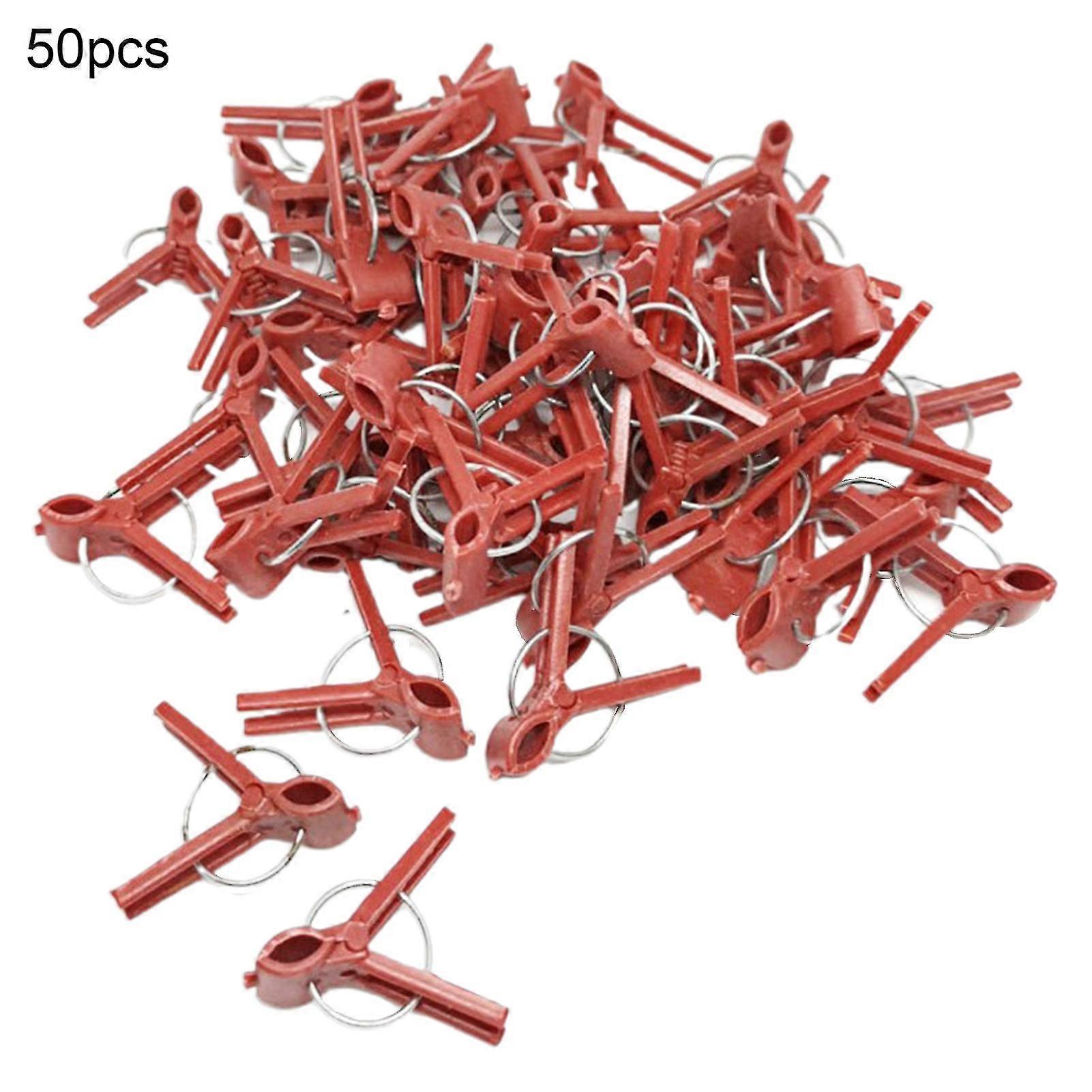 1袋接ぎ木クリップ庭Qinhaiのための適用範囲が広い錆びないプラスチック円形の平らな口の植物サポートクリップ