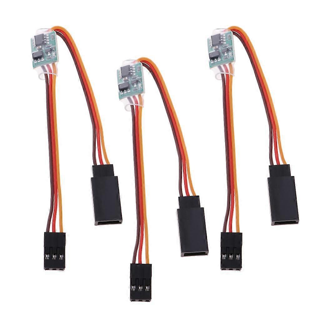 3pcs RC Aeroplane V-Tail Rotation Inverters For JR Futaba V-Tail Reverse 3V-24V