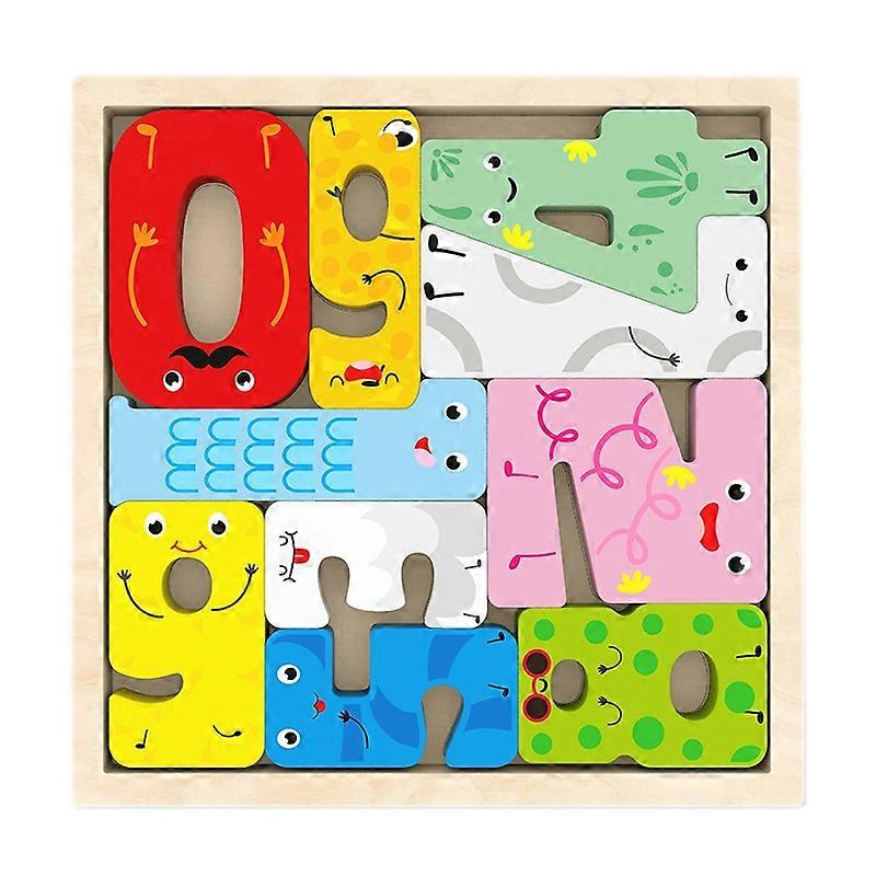 2 PCS Cartoon 3D Puzzle Board Toy(Number)