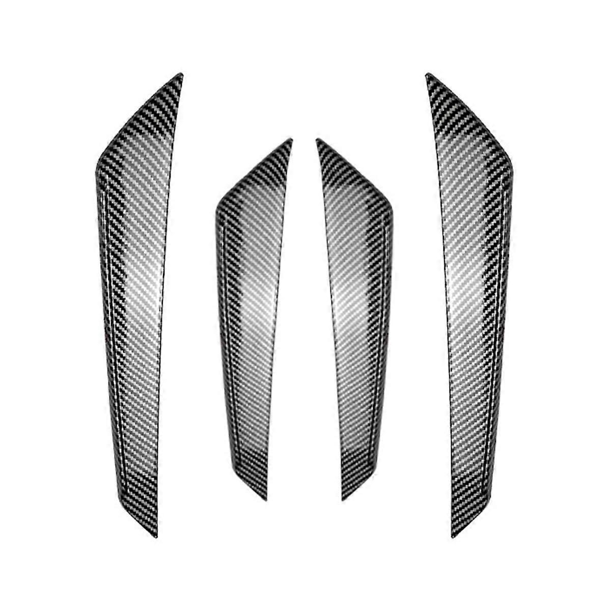 Car Front Bumper Outer Side Splitter Spoiler Canard Trim for VB 2022+ Carbon Fiber