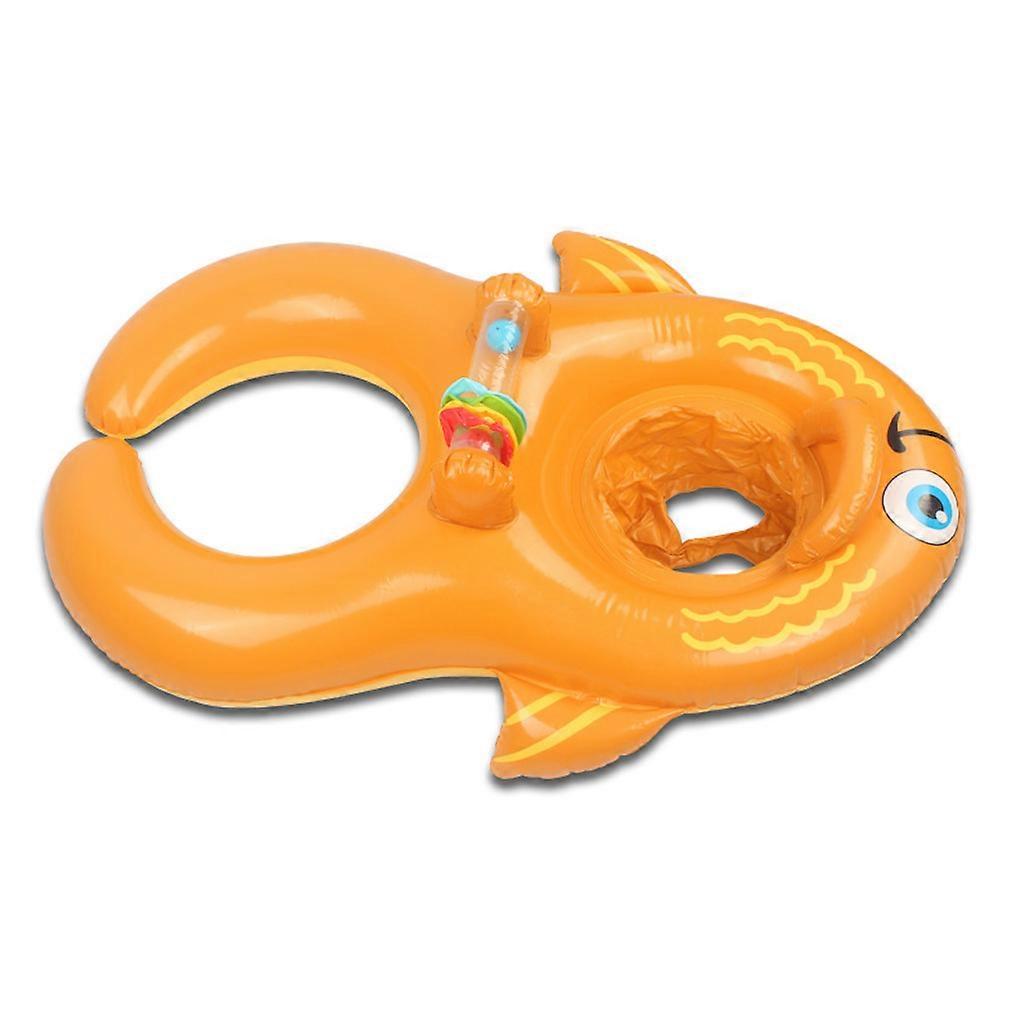 Tropical Fish Swimming Pool Float Mother and Child Double Swinging Ring