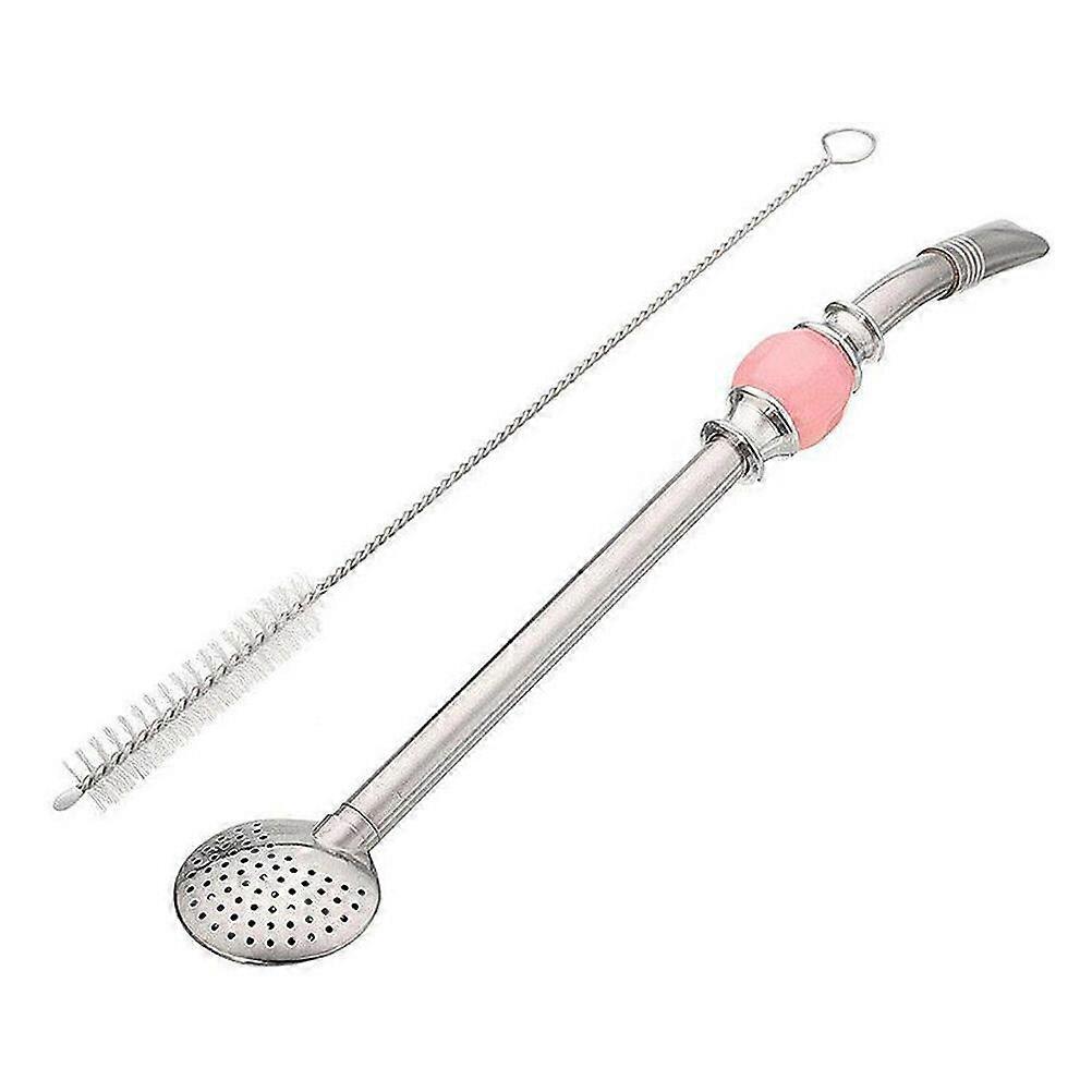 2 Pcs Mixing Spoons Reusable Tea Straws Bombilla Filter Spoon Tea Infuser Strainer