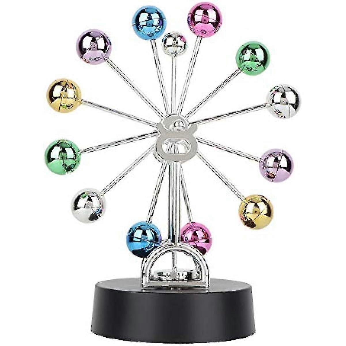 Electric Newton Pendulum Ball Physics Science nce Ball Desktop Decoration 4 Aa Batteries Powered(not Included)