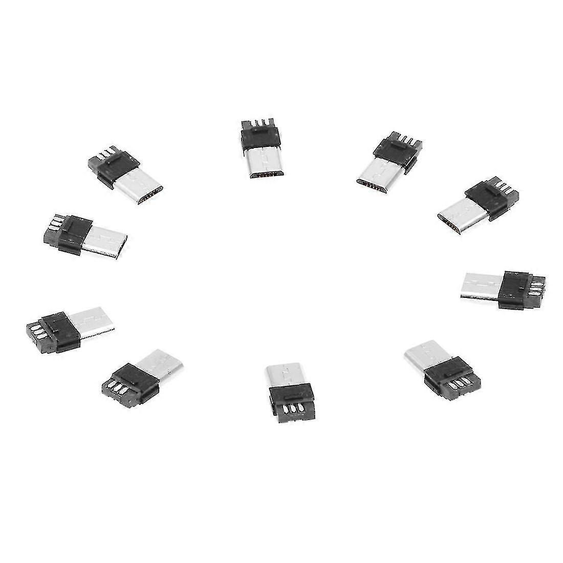 10 buc Micro USB tip A Masculin 5 Pin Conectori Plug