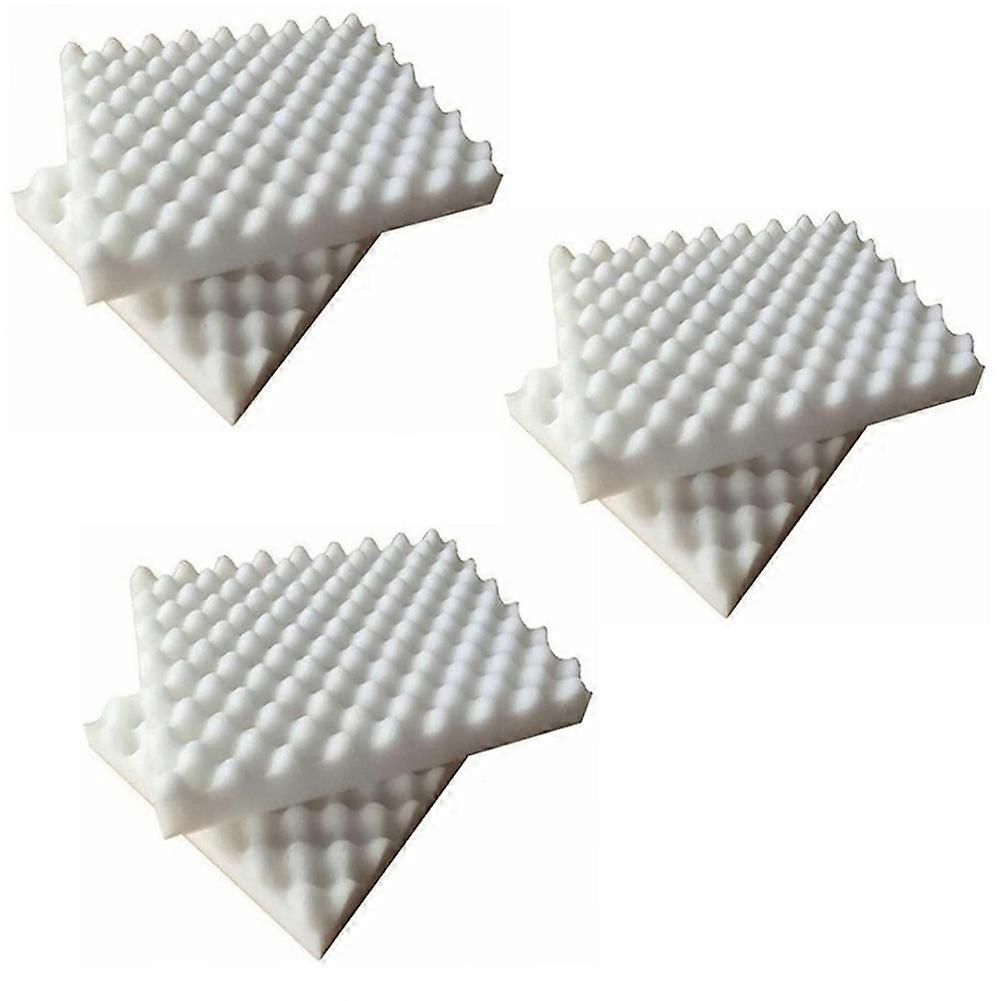 6Pcs Fondant Shaping Sponge Pad Sugar Flower Paste Modeling Foam Tray Wave Sponge Mat Cake Decorati