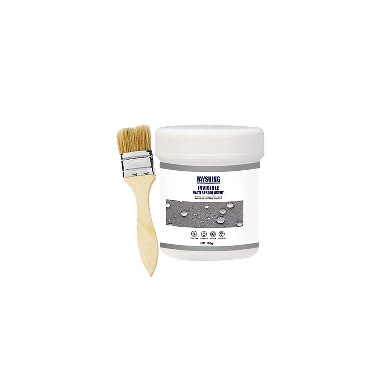 Waterproof Sealant Agent, Invisible Waterproof Agent with Brush, Transparent Waterproof Coating Agent, Wall Mending Agent Repair, Waterproof Agent Toi