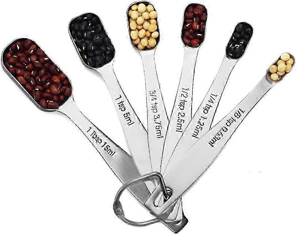 Stainless Steel Flat Tail Square Kitchen Utensils Six Pieces